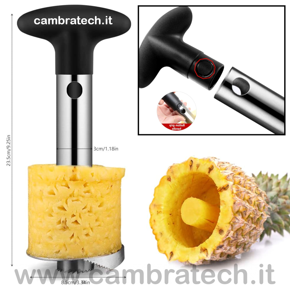 Pulisci e taglia ananas - Cambratech - Articoli per ciechi ed ipovedenti