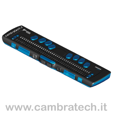 immagine della tastiera braille con display braille integrato focus blue 40 caratteri della freedom scientific